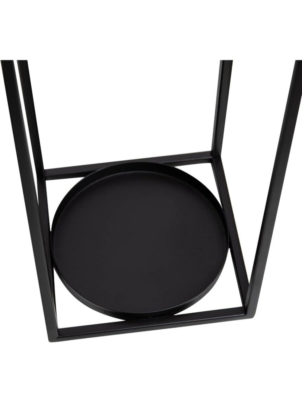 New Set of 2 Black Metal Farmhouse Lanterns with Timer LED Candles 17.4 15 Inch - Picture 7 of 7